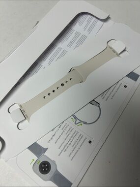 Sport Silicone Watch Band - Beige - Compatible with Popular Smartwatches